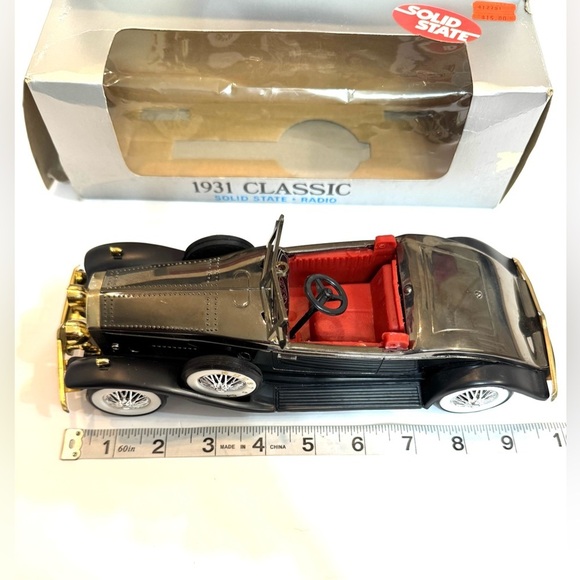 Vintage 1931 Rolls Royce Phantom II Replica Car Solid State AM Radio Works READ - Picture 2 of 15